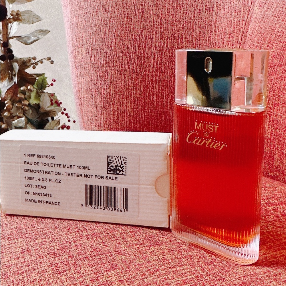 Must de Cartier EDT Spray For Women 3.3 oz / 100 ml (New Tester NO BOX)